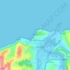 Mapa topográfico Flysch, altitud, relieve