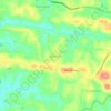 Mapa topográfico Vadassery, altitud, relieve