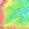 Mapa topográfico Sorne, altitud, relieve