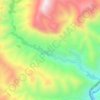 Mapa topográfico Keshar-e Olya, altitud, relieve