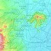 Mapa topográfico Tlalnepantla, altitud, relieve
