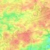 Mapa topográfico Cosquer, altitud, relieve