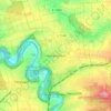Mapa topográfico Hohenacker, altitud, relieve