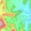 Mapa topográfico Pla de Can Cabanya, altitud, relieve