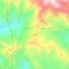 Mapa topográfico Los Frios, altitud, relieve