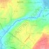 Mapa topográfico Bangin, altitud, relieve