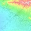 Mapa topográfico Hashtgerd, altitud, relieve