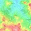 Mapa topográfico Vilzing, altitud, relieve