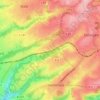 Mapa topográfico Kotten, altitud, relieve
