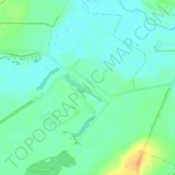 Mapa topográfico Apanasovka, altitud, relieve