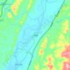 Mapa topográfico Sandu, altitud, relieve