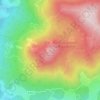 Mapa topográfico Grün de Chignore, altitud, relieve
