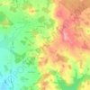 Mapa topográfico Clotte, altitud, relieve