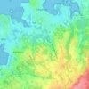 Mapa topográfico Kerianegan Vraz, altitud, relieve