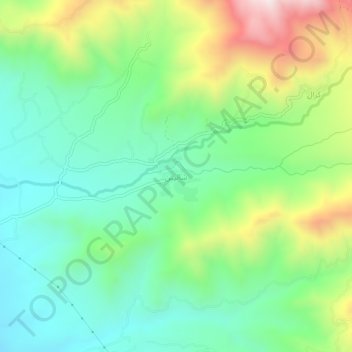 Mapa topográfico Shalpin, altitud, relieve