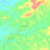 Mapa topográfico Buttu Tuamboka, altitud, relieve