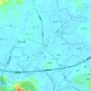 Mapa topográfico He'an, altitud, relieve