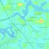 Mapa topográfico Cherukulam, altitud, relieve