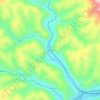 Mapa topográfico Andover, altitud, relieve