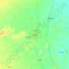 Mapa topográfico Taonan, altitud, relieve