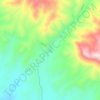 Mapa topográfico Sar, altitud, relieve