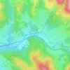 Mapa topográfico Les Bargettes, altitud, relieve