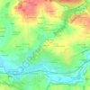 Mapa topográfico La Chesnais, altitud, relieve