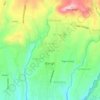 Mapa topográfico Kawan, altitud, relieve