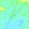 Mapa topográfico Sujangarh, altitud, relieve