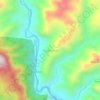 Mapa topográfico Passembuk, altitud, relieve