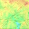 Mapa topográfico Béléan, altitud, relieve