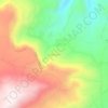 Mapa topográfico Keklikpınarı, altitud, relieve
