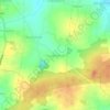 Mapa topográfico Chokkanahalli, altitud, relieve