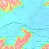 Mapa topográfico Shibam, altitud, relieve