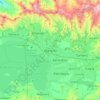 Mapa topográfico Maracay, altitud, relieve