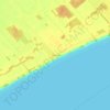Mapa topográfico Dealtown, altitud, relieve