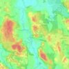 Mapa topográfico Lepsämä, altitud, relieve