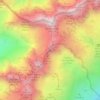 Mapa topográfico Aiguilles Crochues/Sommet S, altitud, relieve