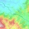 Mapa topográfico Itagau, altitud, relieve
