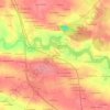 Mapa topográfico La Rougeraie, altitud, relieve