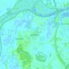 Mapa topográfico Nenndorf, altitud, relieve