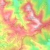 Mapa topográfico Ciptowski, altitud, relieve