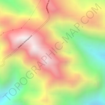 Mapa topográfico Banigogom, altitud, relieve