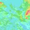 Mapa topográfico Riistavesi, altitud, relieve