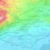 Mapa topográfico Kupang Tengah, altitud, relieve