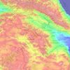 Mapa topográfico Geghark'unik', altitud, relieve