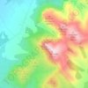 Mapa topográfico Bec de Ferrutx, altitud, relieve