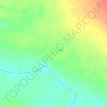 Mapa topográfico Tongulakh, altitud, relieve