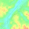 Mapa topográfico Yuma, altitud, relieve