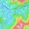 Mapa topográfico 麥景陶碉堡（礦山）, altitud, relieve